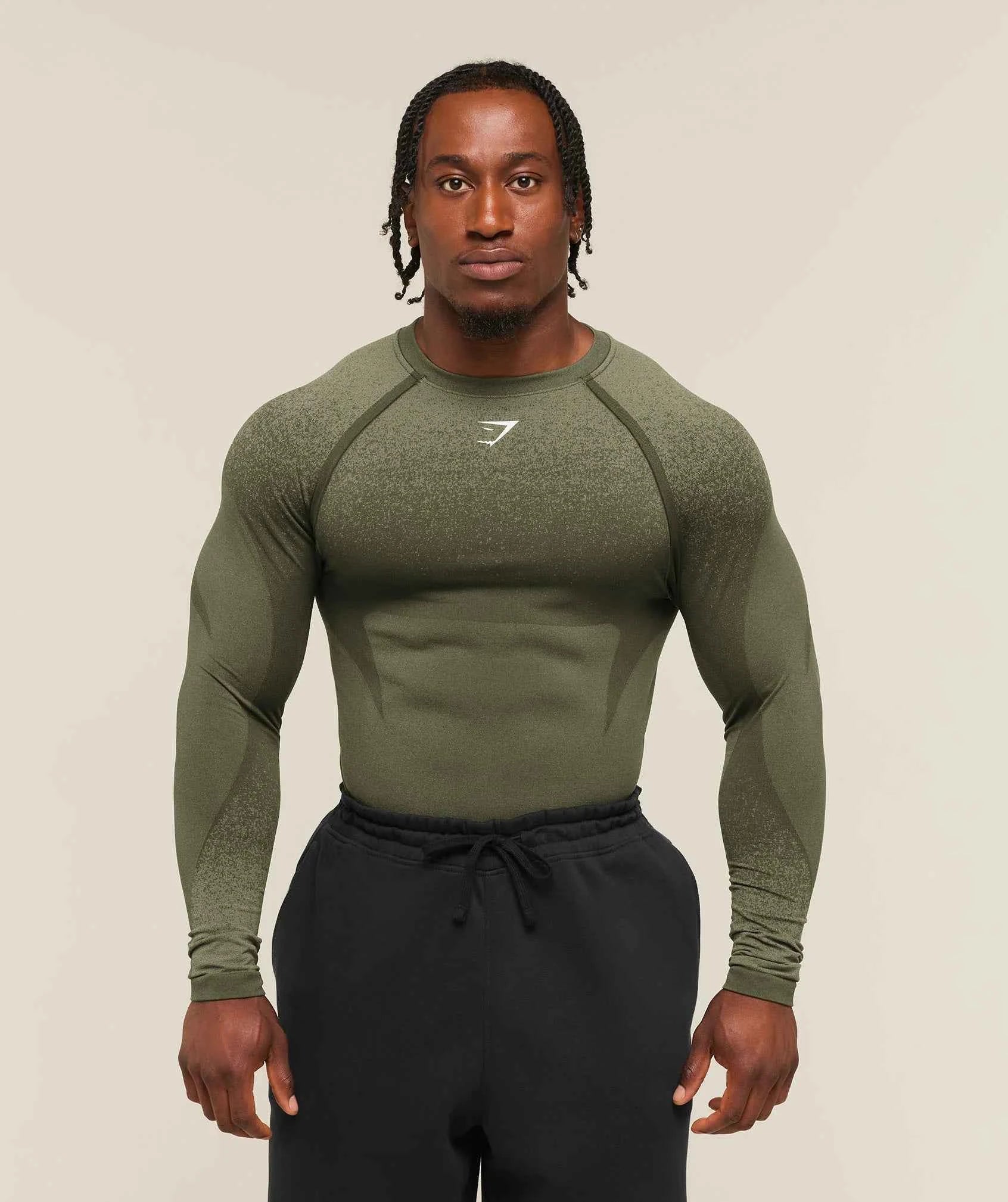 GYMSHARK - Shadow Seamless Long Sleeve T-Shirt