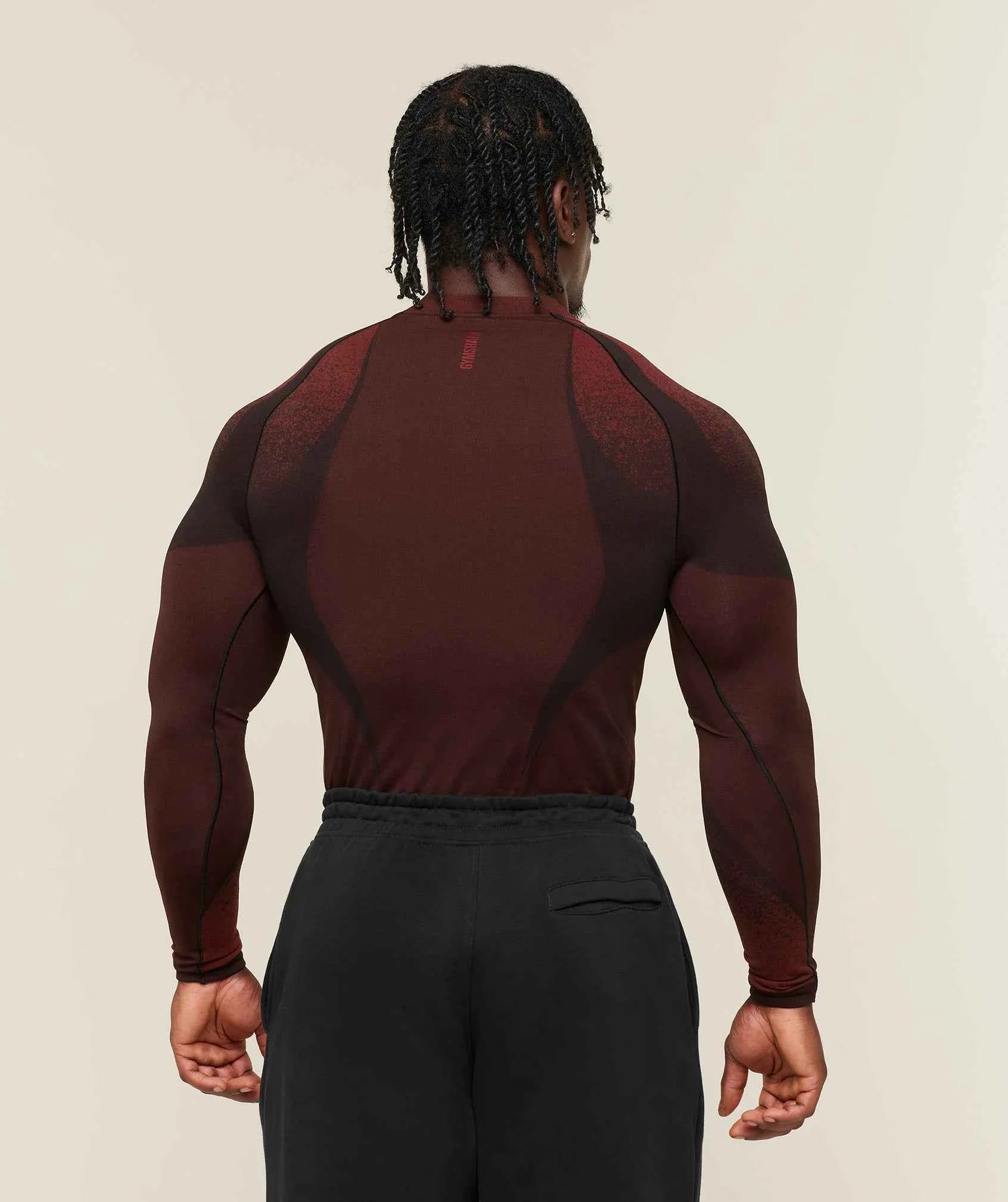GYMSHARK - Shadow Seamless Long Sleeve T-Shirt