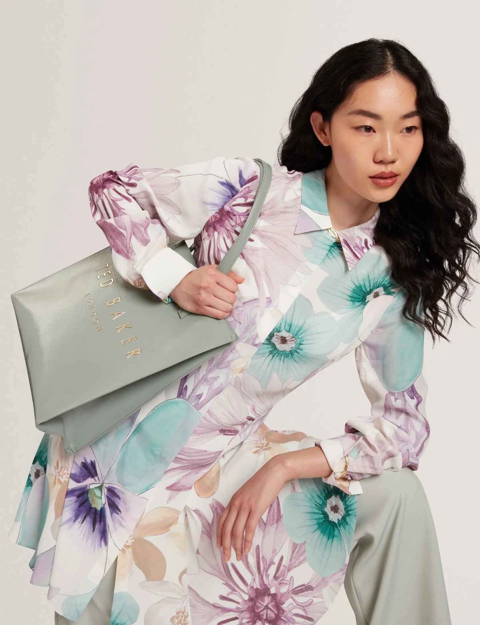 Ted Baker London - CRINKON Crinkle Large Faux Leather Icon Tote Bag