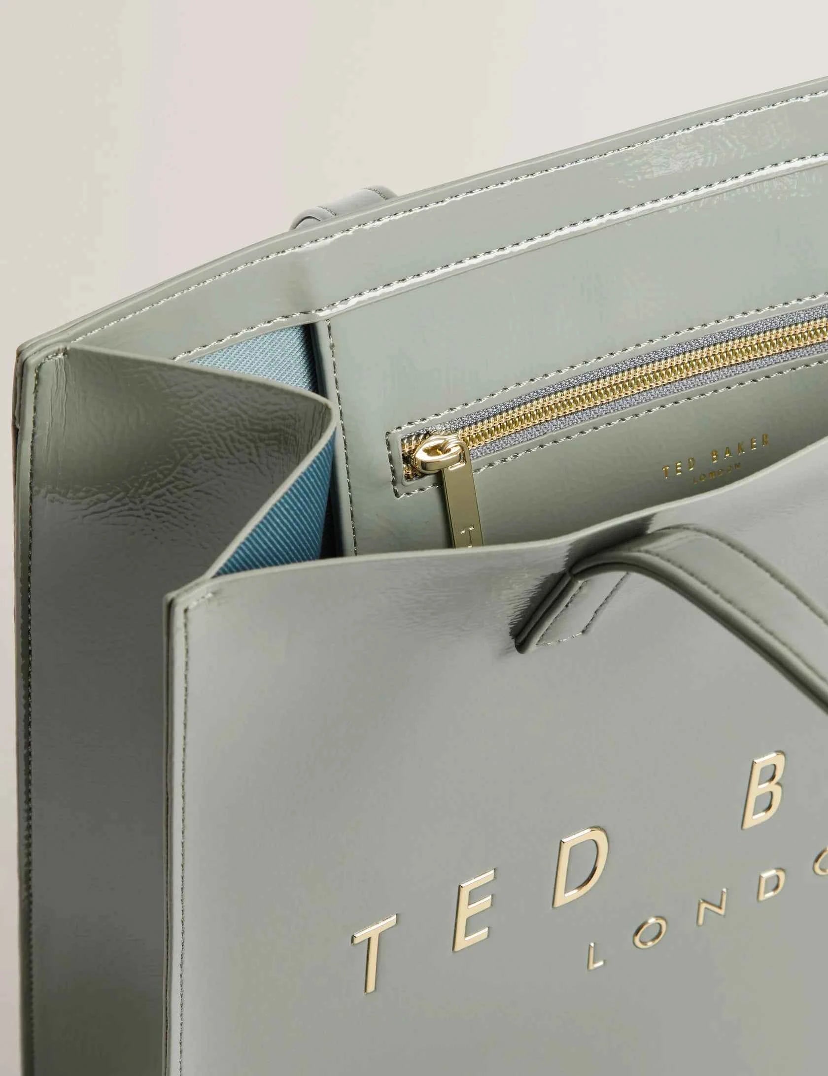 Ted Baker London - CRINKON Crinkle Large Faux Leather Icon Tote Bag