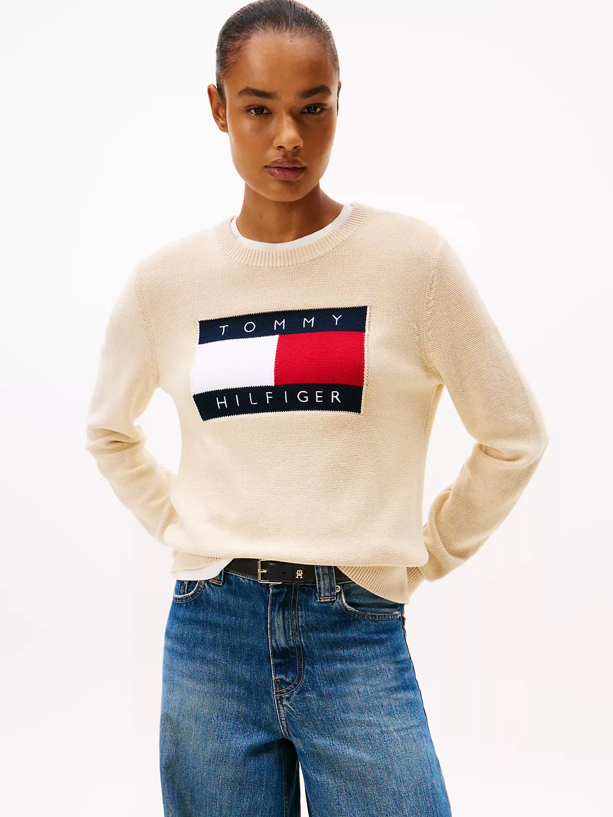 Tommy Hilfiger -Heritage Flag Logo Sweater