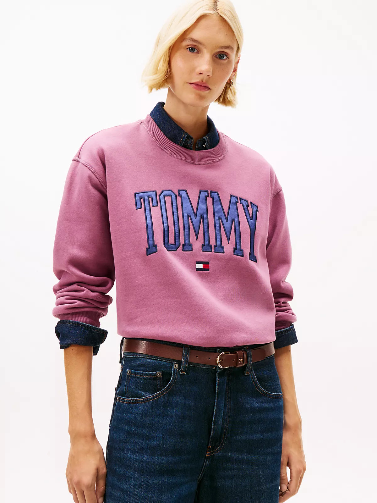 Tommy Hilfiger - Varsity Tommy Logo Crewneck Sweatshirt
