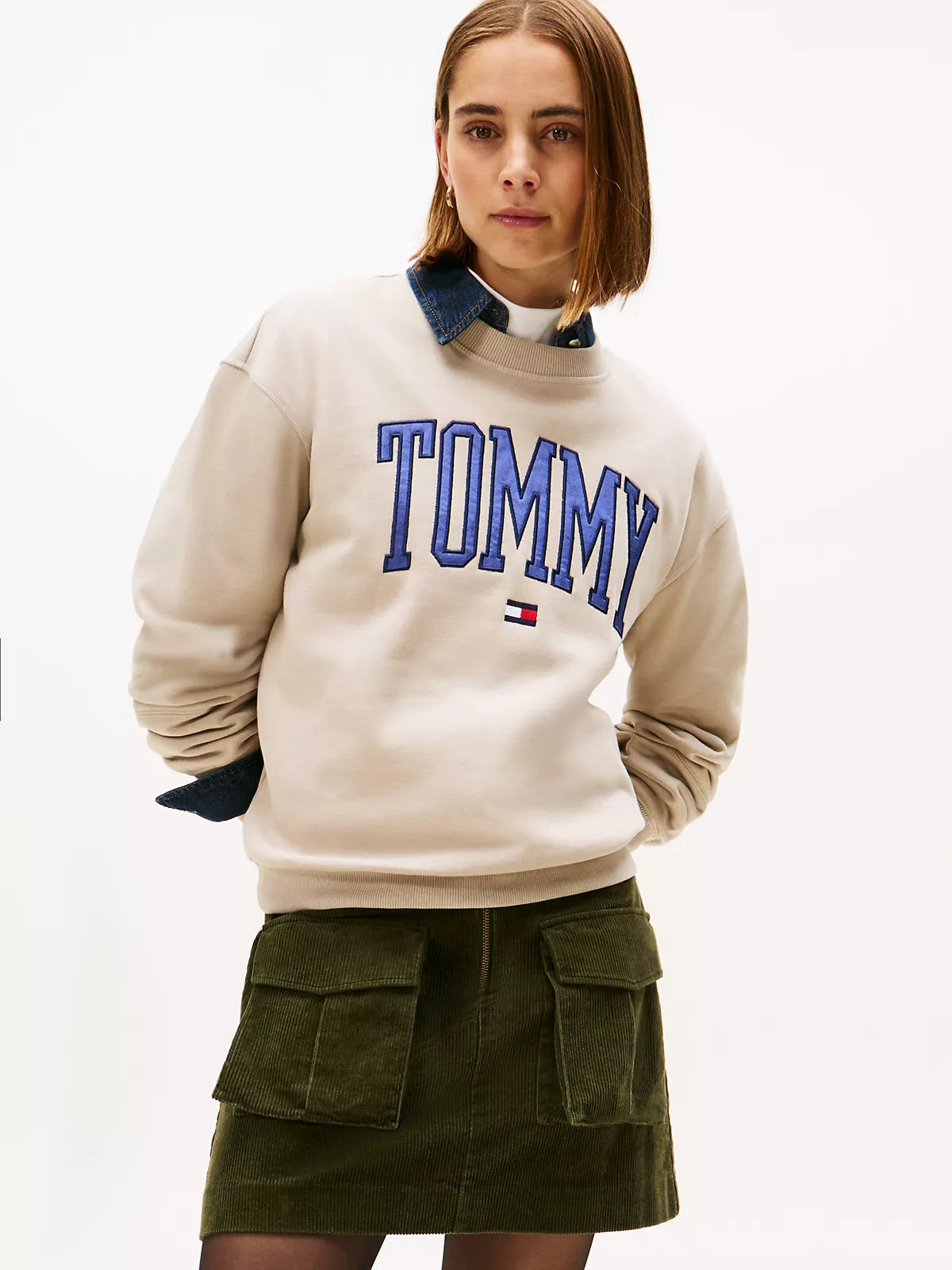 Tommy Hilfiger - Varsity Tommy Logo Crewneck Sweatshirt