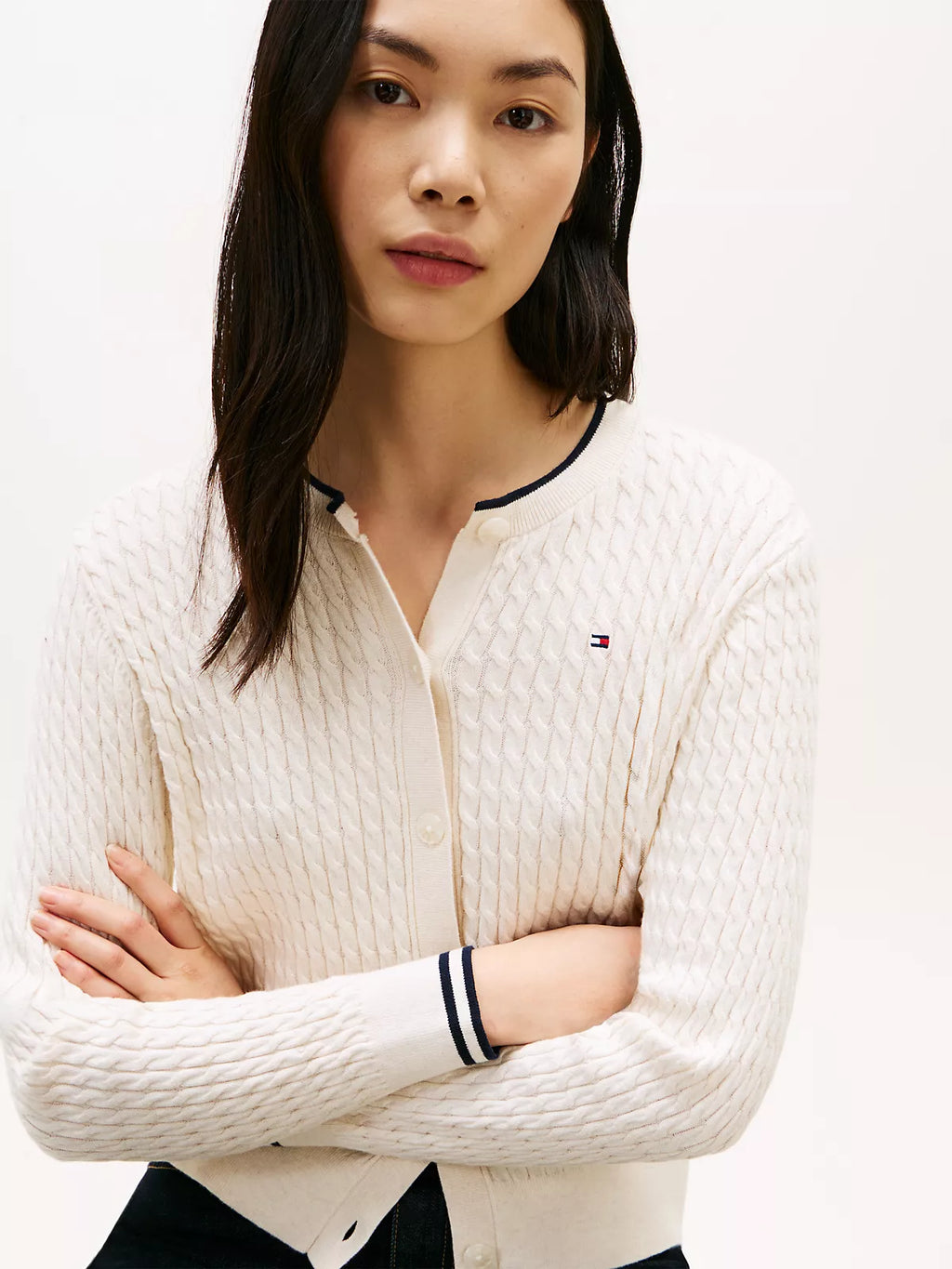 Tommy Hilfiger - Lightweight Cable Knit Cardigan