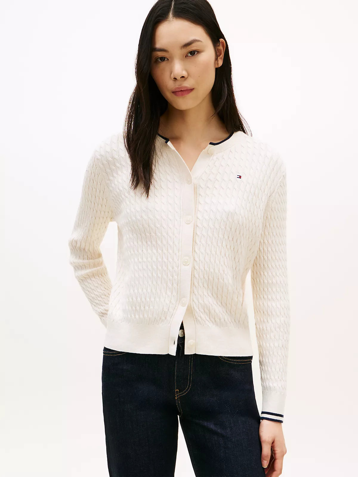 Tommy Hilfiger - Lightweight Cable Knit Cardigan
