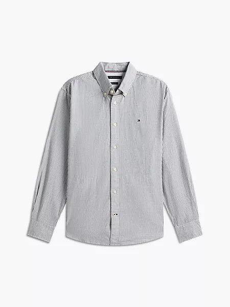 Tommy Hilfiger - Regular Fit Stripe Stretch Oxford Shirt