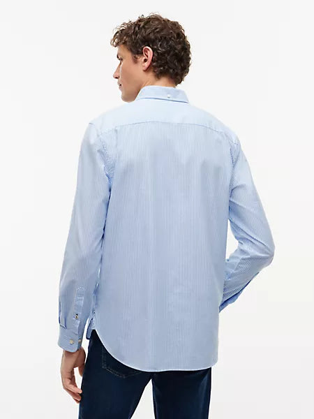 Tommy Hilfiger - Regular Fit Stripe Stretch Oxford Shirt