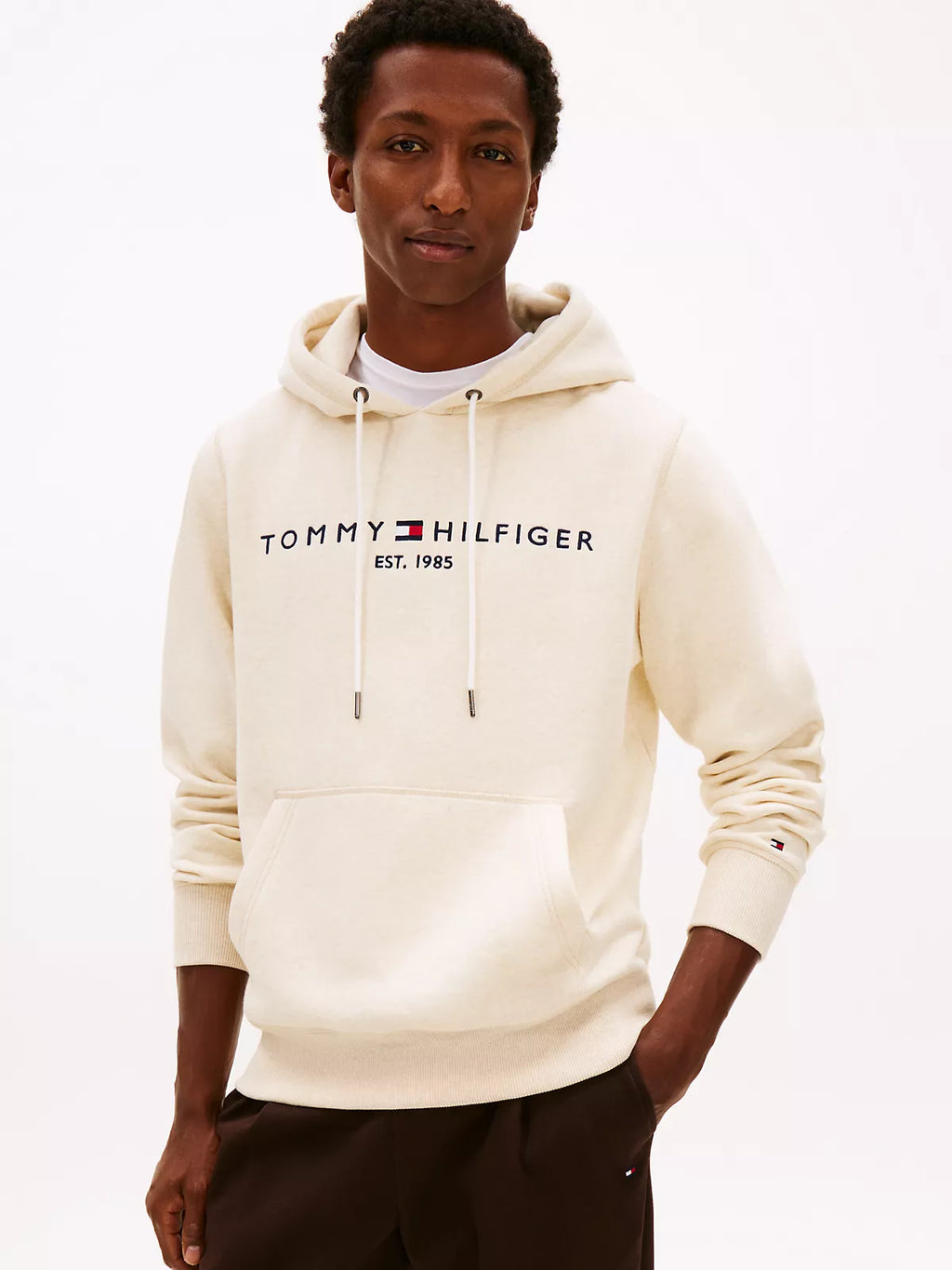 Tommy Hilfiger - Embroidered Tommy Logo Hoodie