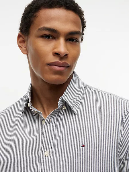 Tommy Hilfiger - Regular Fit Stripe Stretch Oxford Shirt