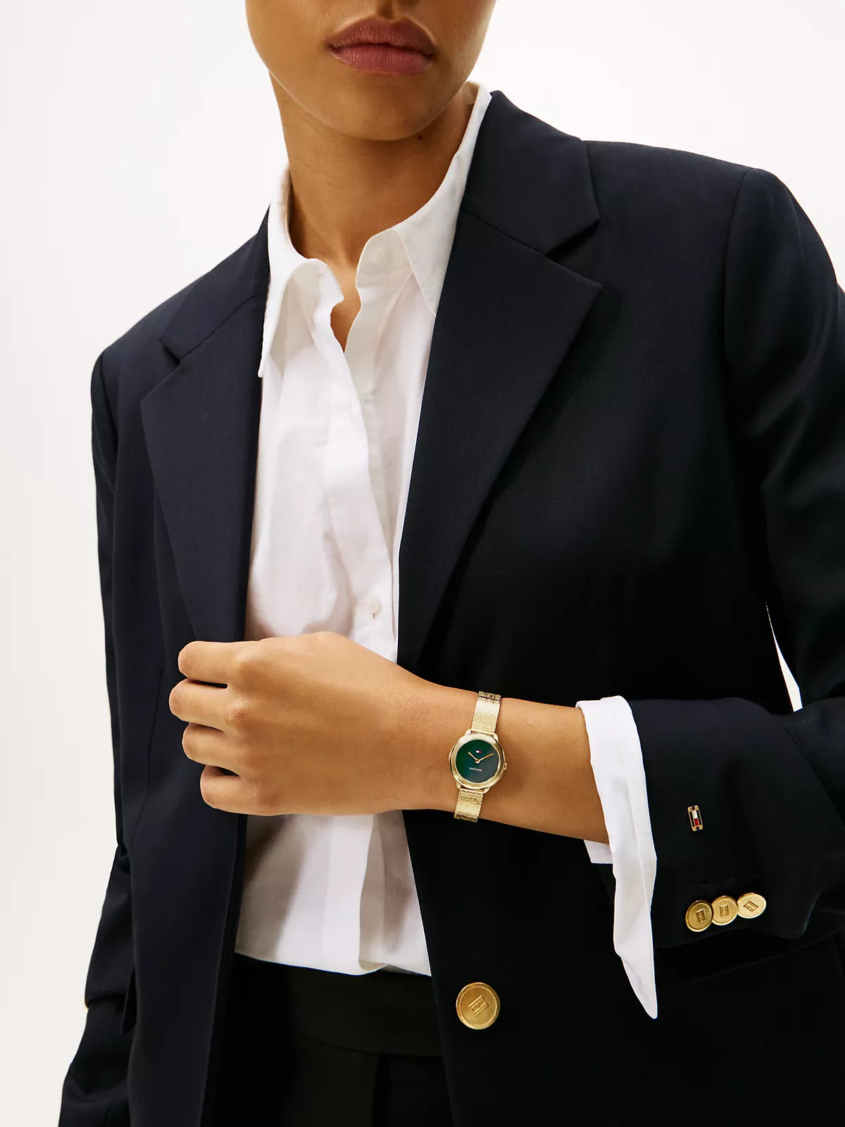 Tommy Hilfiger - 26MM Shimmer Dial Mesh Bracelet Watch