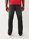 True Religion - RICKY STRAIGHT JEAN Grey Smoky Mist Wash