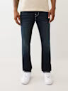 True Religion - ROCCO SKINNY JEAN DARK MAHOGANY WOOD WASH