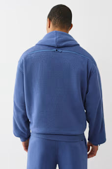 True Religion - Zip-Up Sleeve Hoodie IMMEDIATE