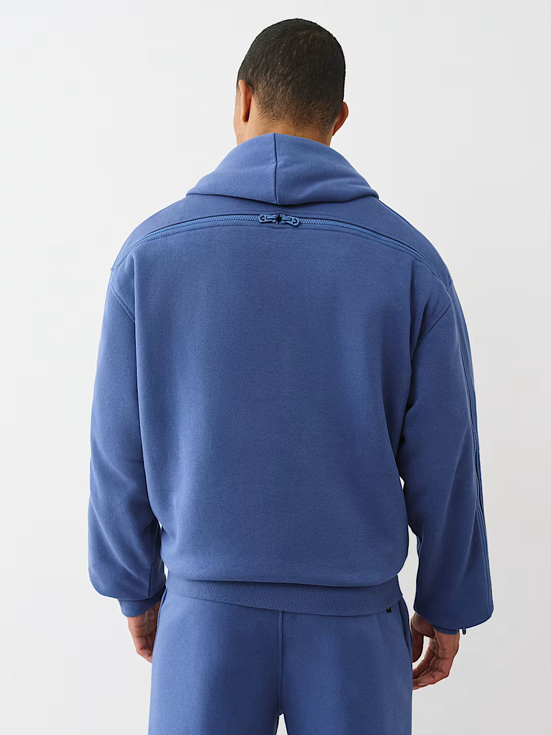 True Religion - Zip-Up Sleeve Hoodie IMMEDIATE