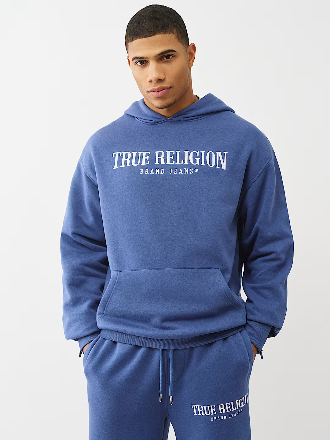 True Religion - Zip-Up Sleeve Hoodie IMMEDIATE