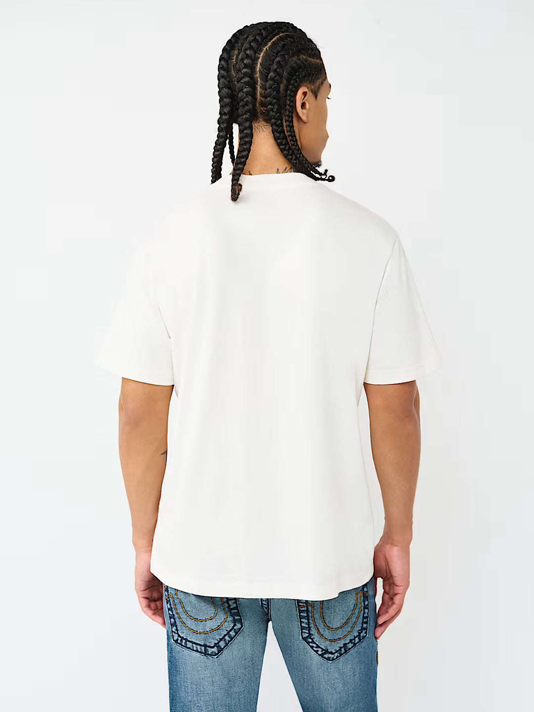 True Religion - World Tour Logo Patch Heavyweight Tee