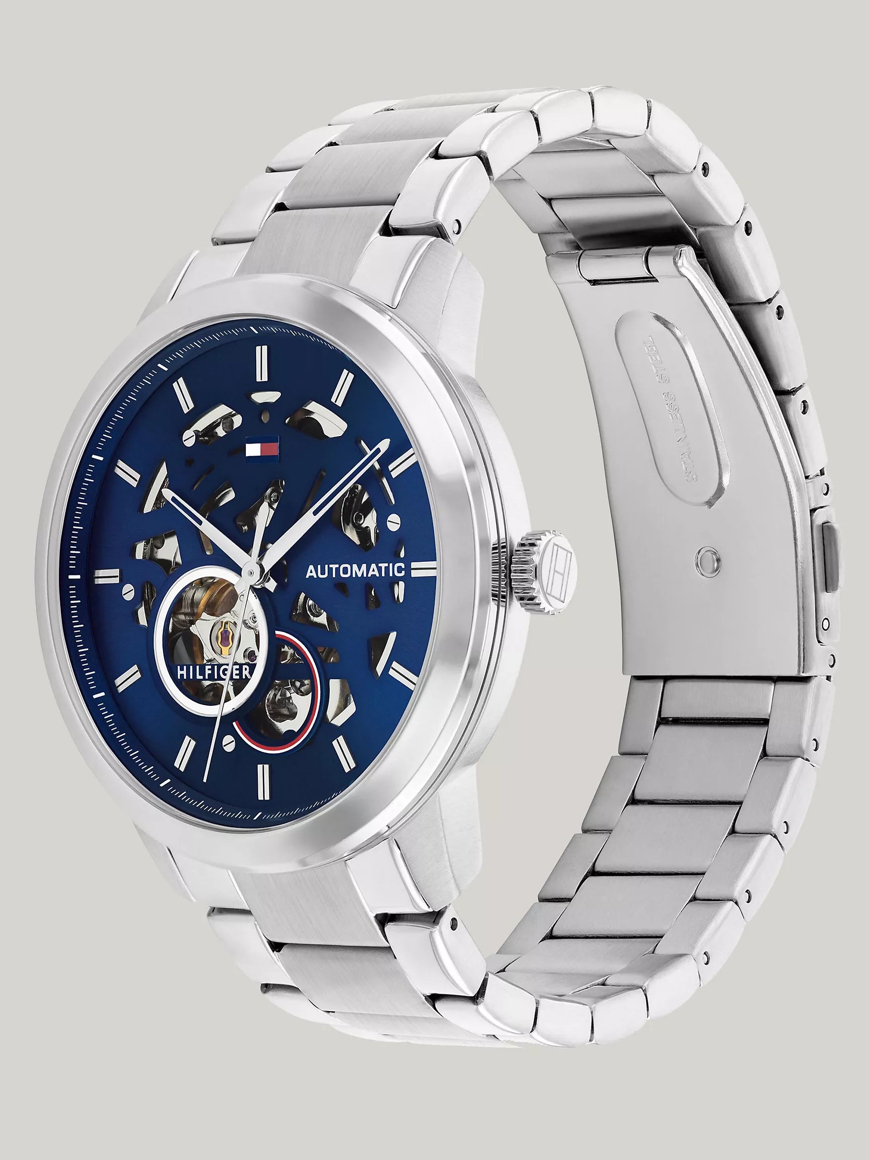 43MM Skeleton Dial Automatic Watch