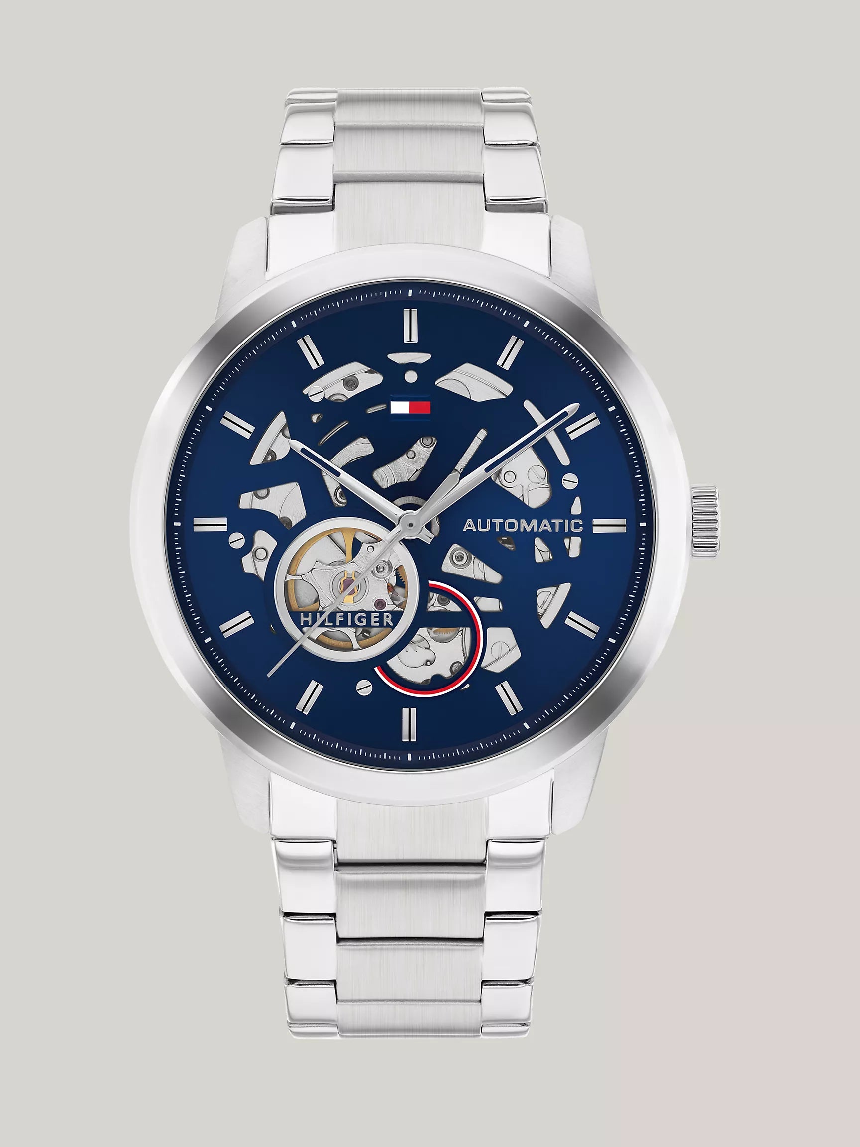 43MM Skeleton Dial Automatic Watch