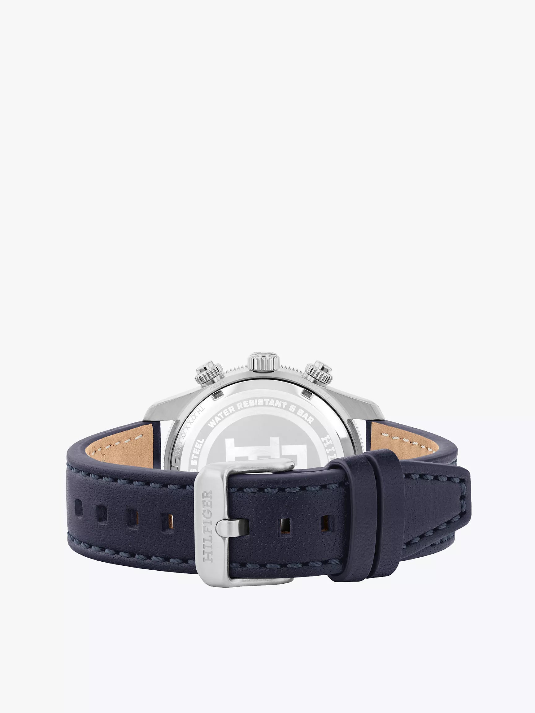 41MM TH85 Blue Leather Chronograph Watch