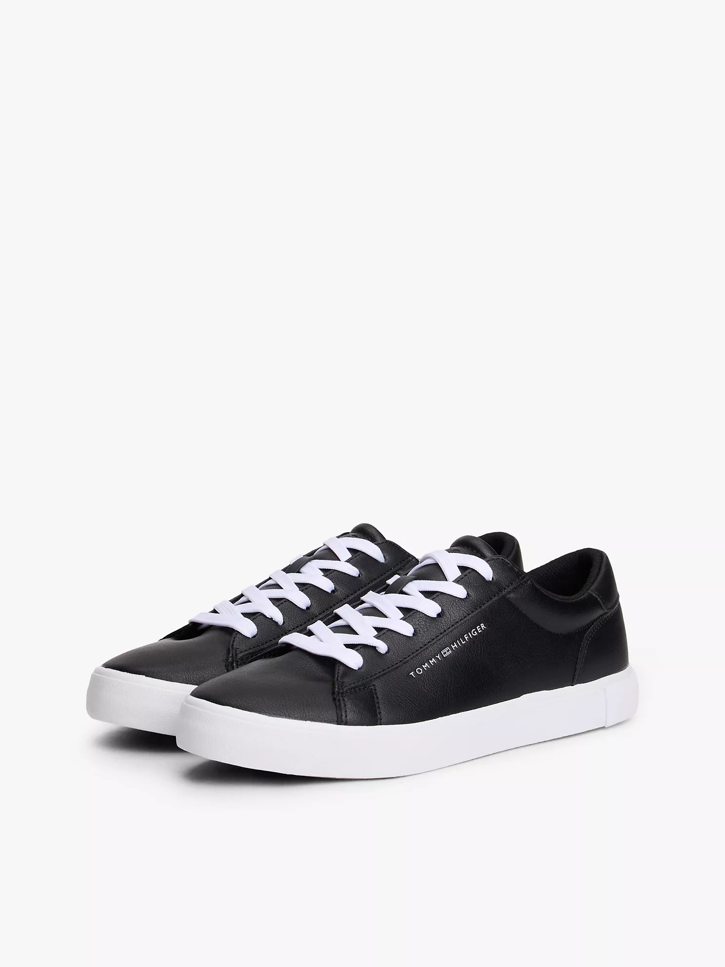 Tommy Hilfiger - Metallic Logo Pebbled Court Sneaker