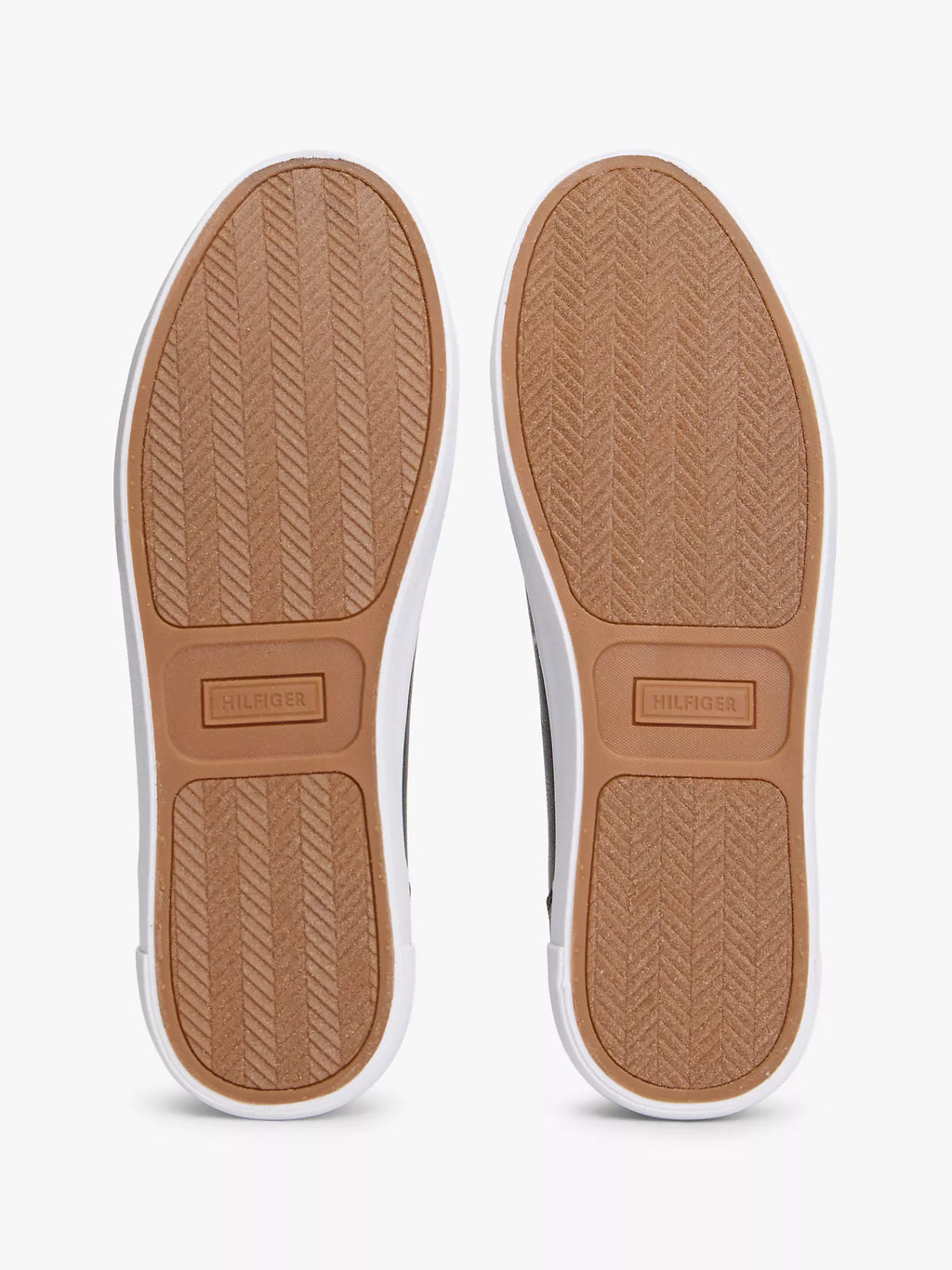 Tommy Hilfiger - Metallic Logo Pebbled Court Sneaker