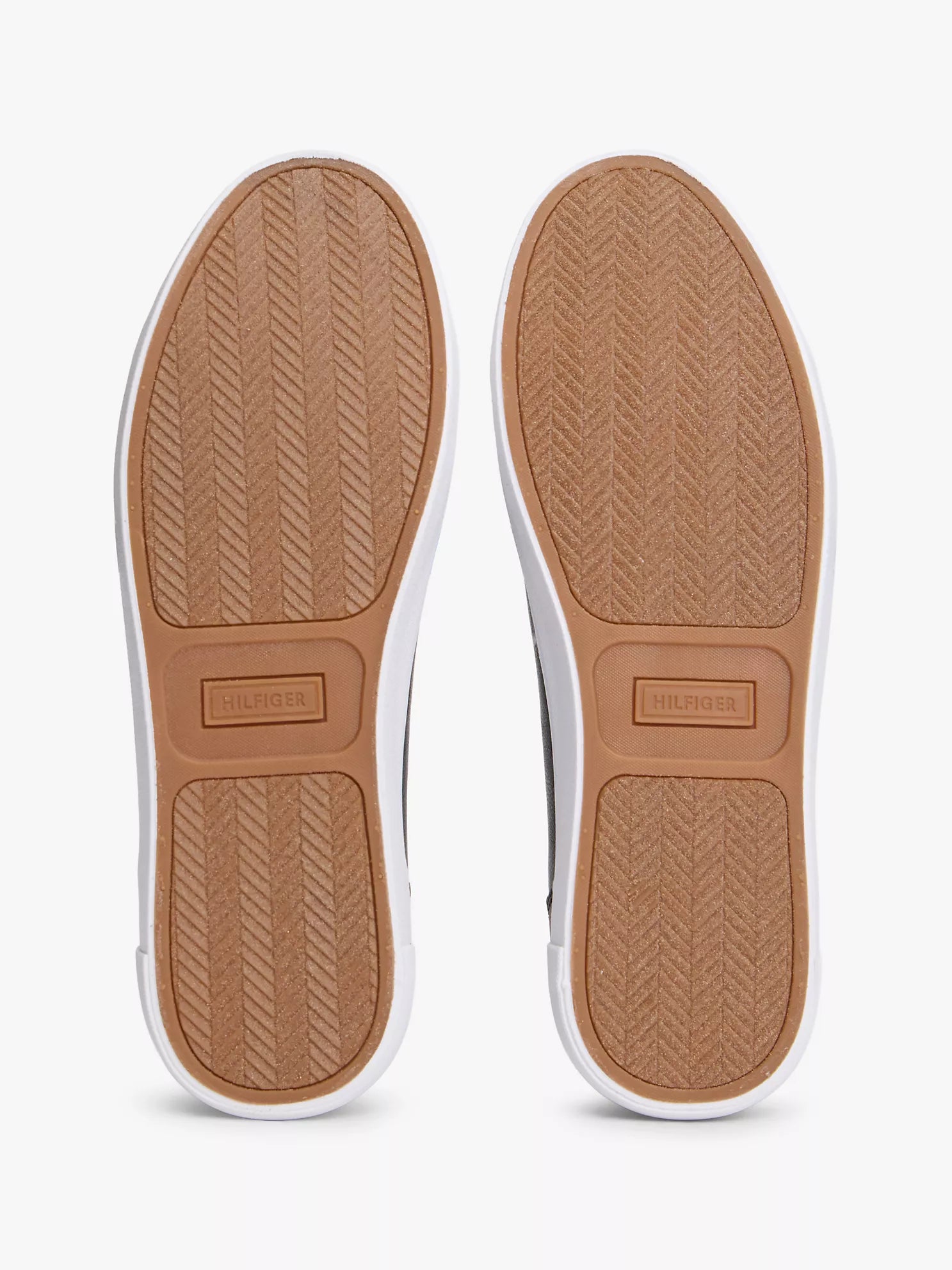 Tommy Hilfiger - Metallic Logo Pebbled Court Sneaker