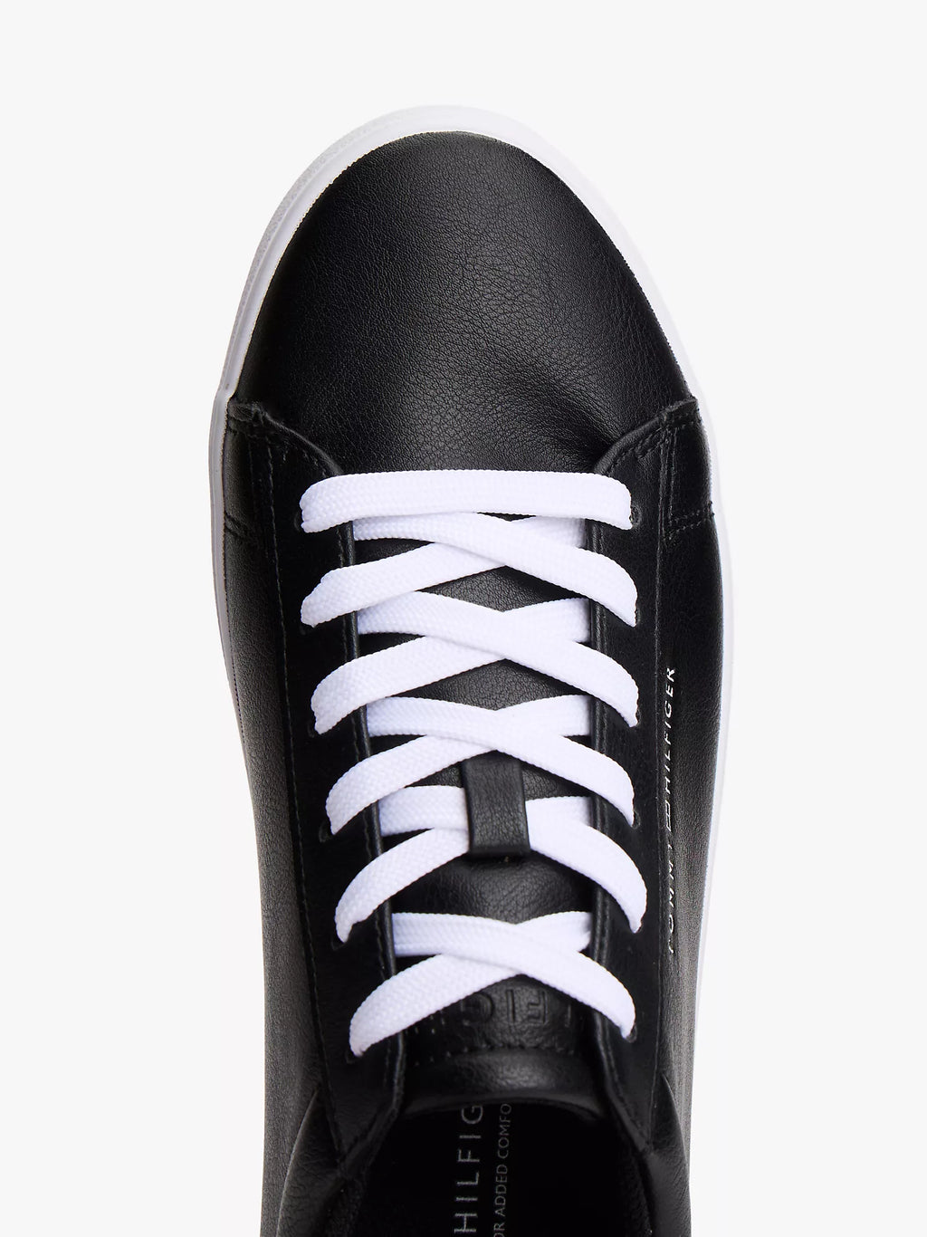 Tommy Hilfiger - Metallic Logo Pebbled Court Sneaker