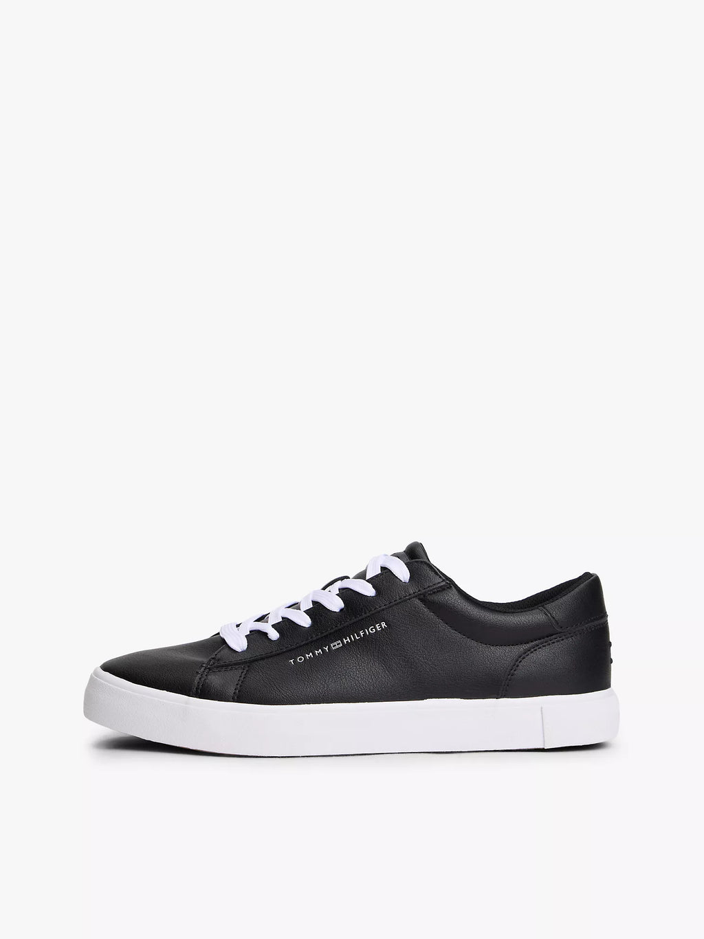 Tommy Hilfiger - Metallic Logo Pebbled Court Sneaker