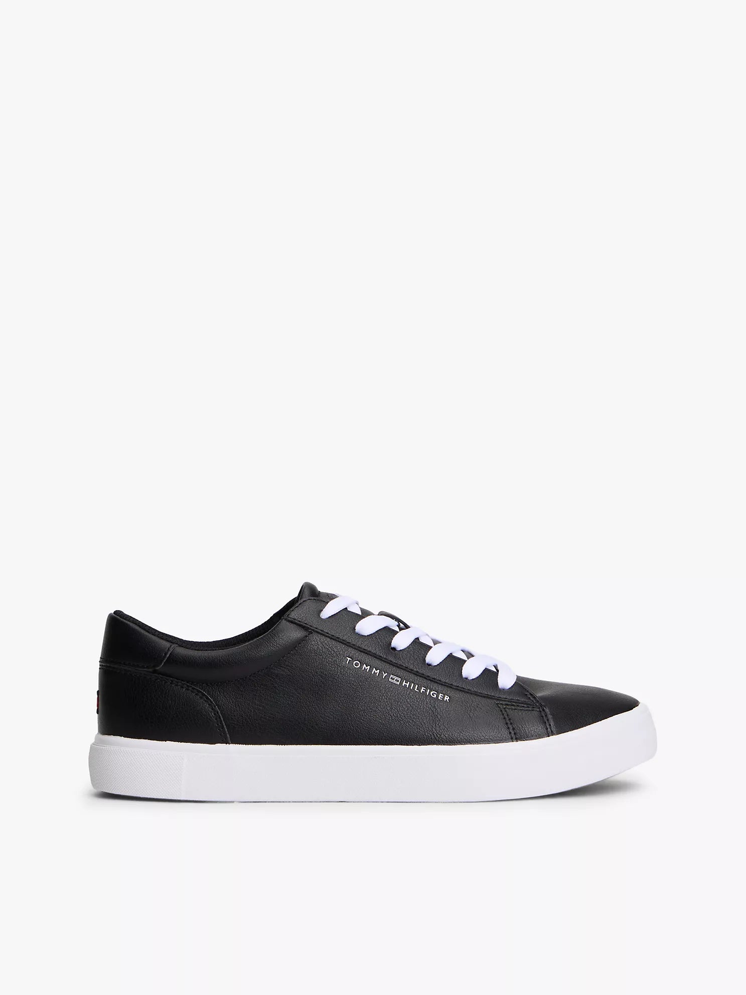Tommy Hilfiger - Metallic Logo Pebbled Court Sneaker