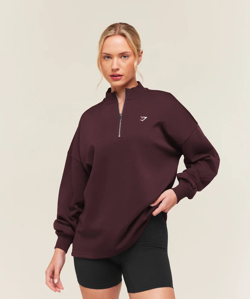 GYMSHARK - Training Oversized 1/4 Zip