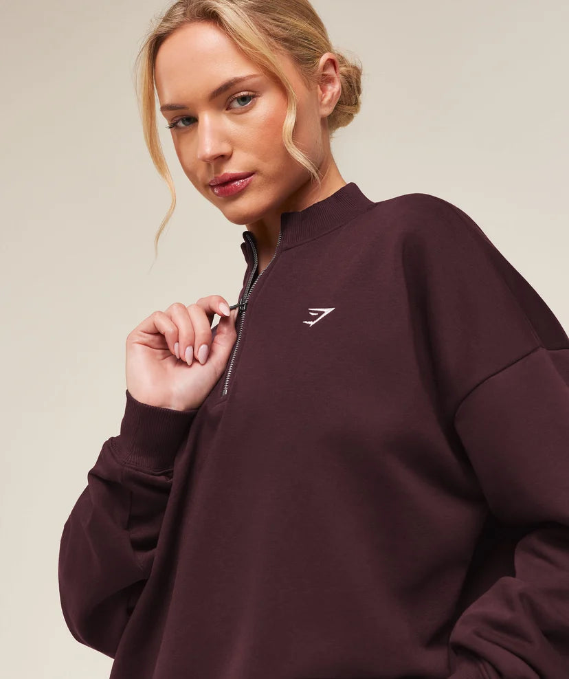 GYMSHARK - Training Oversized 1/4 Zip