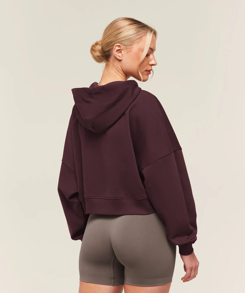 GYMSHARK - Training Oversized Boxy Zip Through Hoodie
