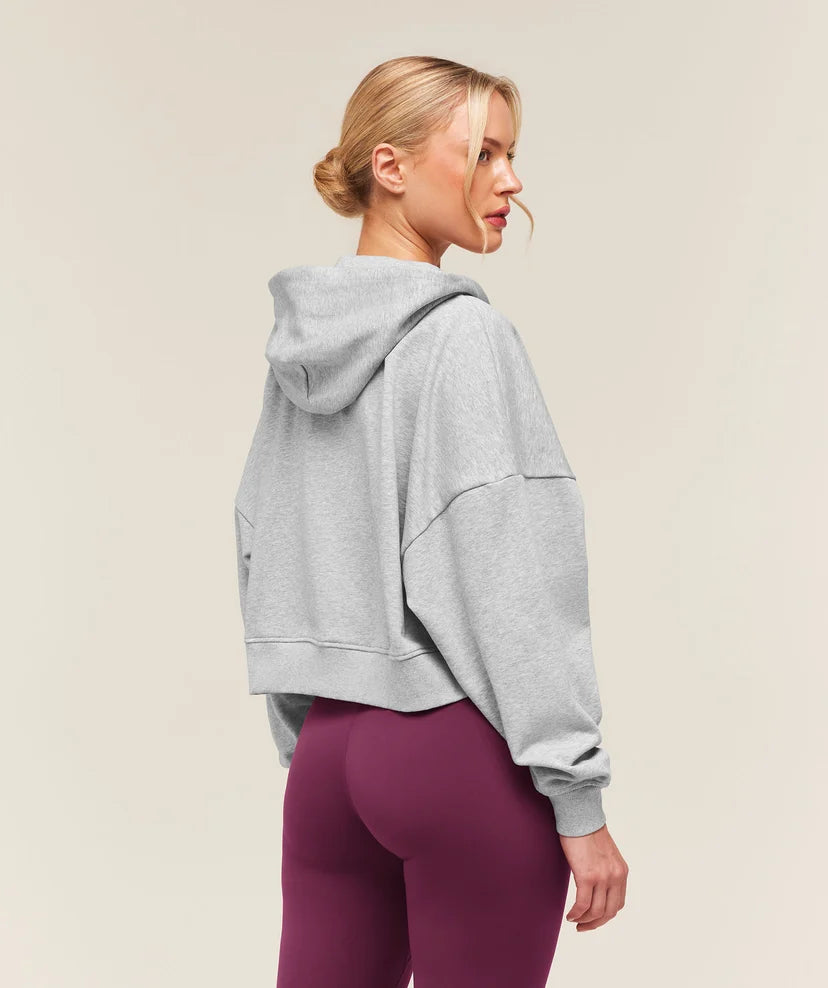 GYMSHARK - Training Oversized Boxy Zip Through Hoodie