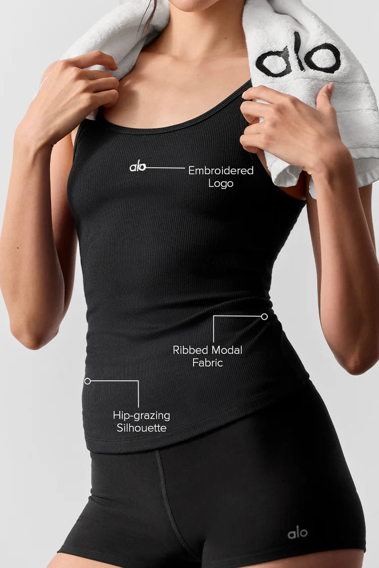 Alo Yoga - Ribbed Prosper Tank