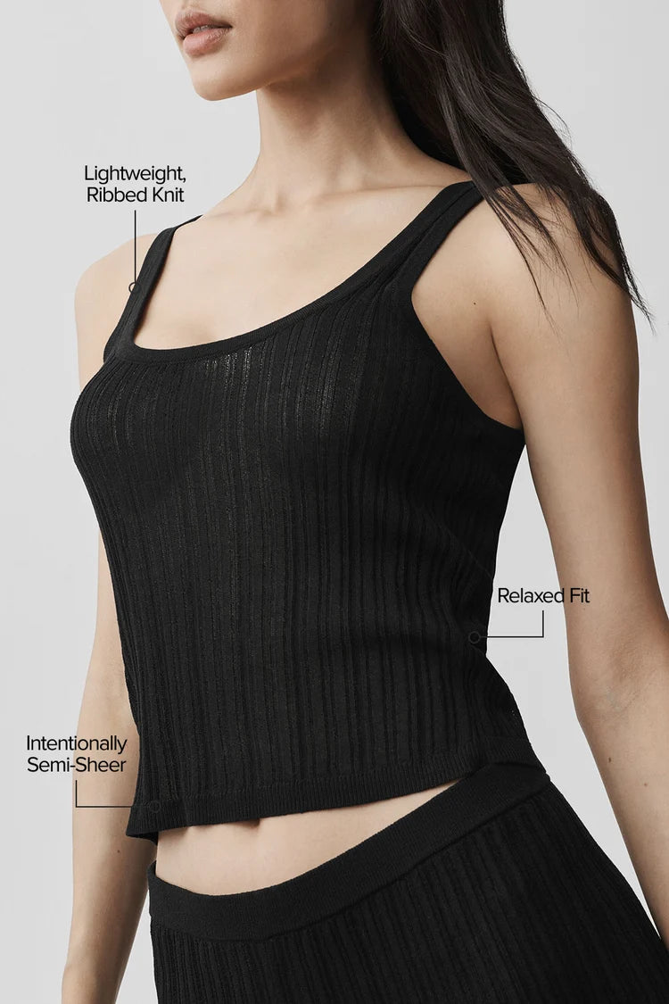 ALO YOGA - Sweater Sunlit Tank