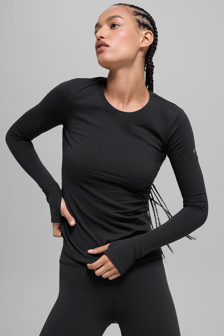 Alo Yoga - Airbrush Winter Warm Nocturne Long Sleeve
