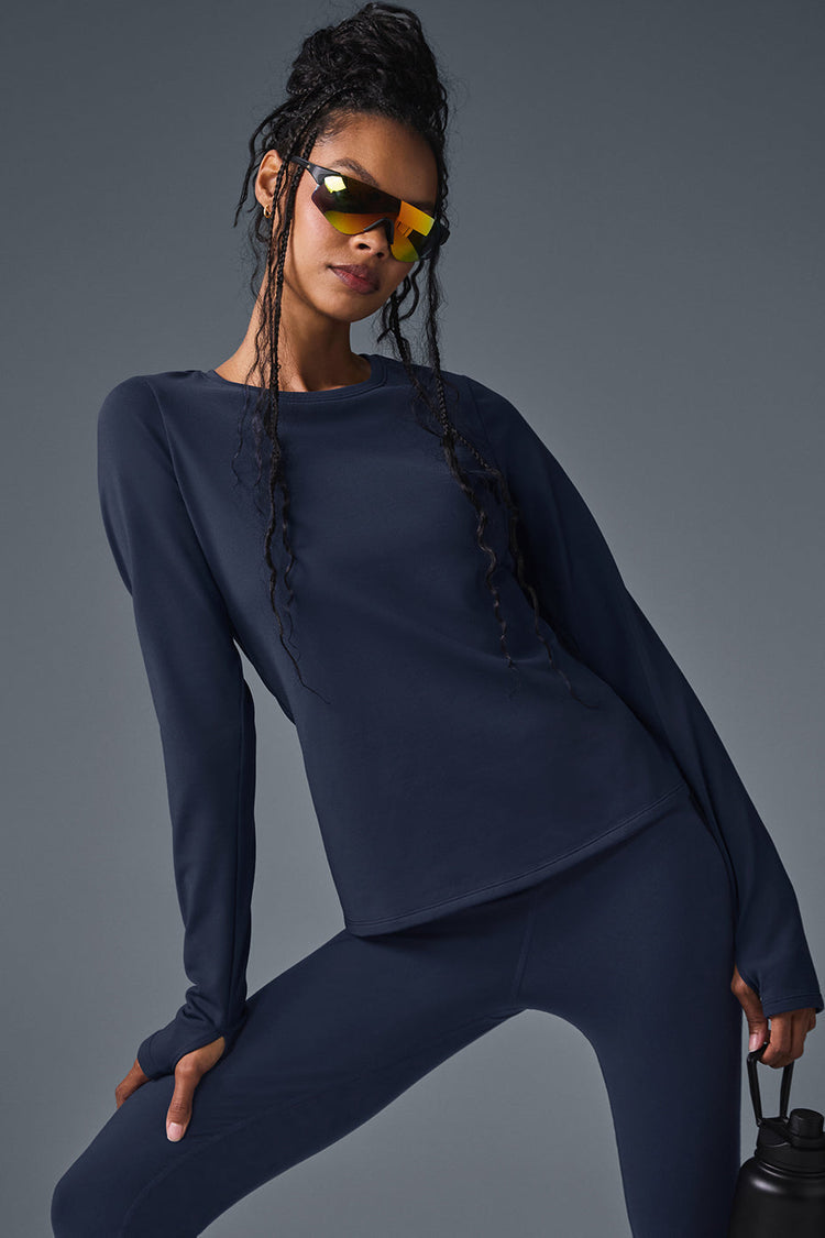 Alo Yoga - Airbrush Winter Warm Nocturne Long Sleeve