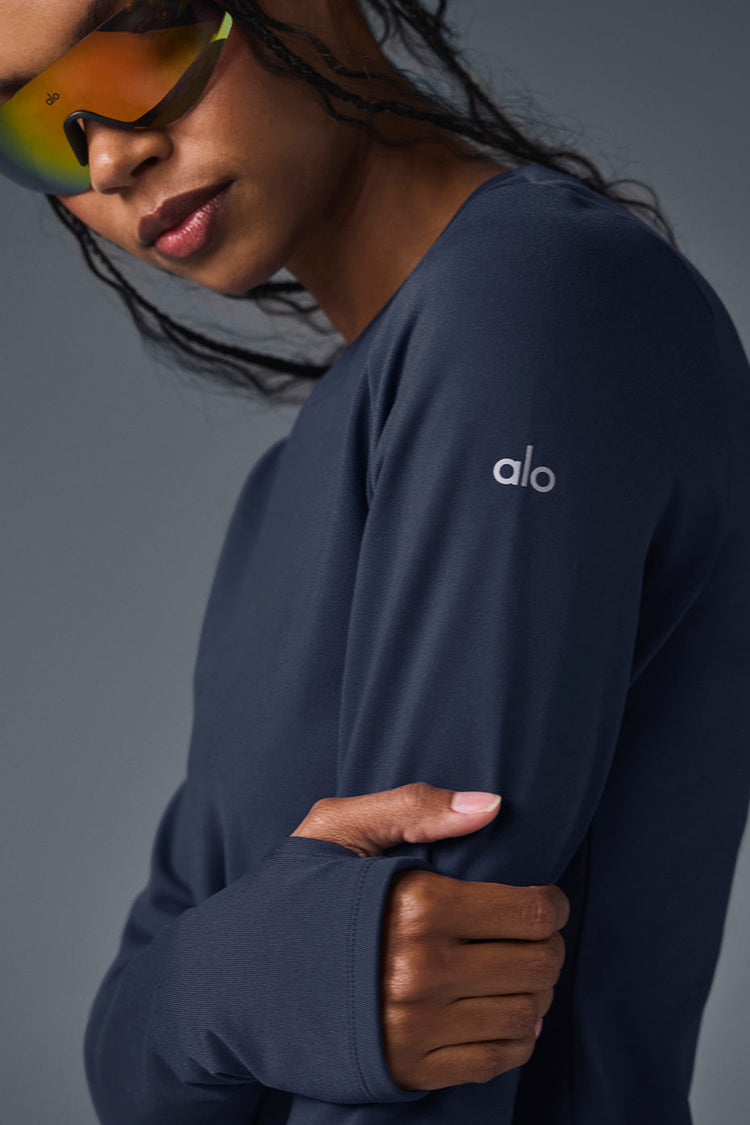 Alo Yoga - Airbrush Winter Warm Nocturne Long Sleeve