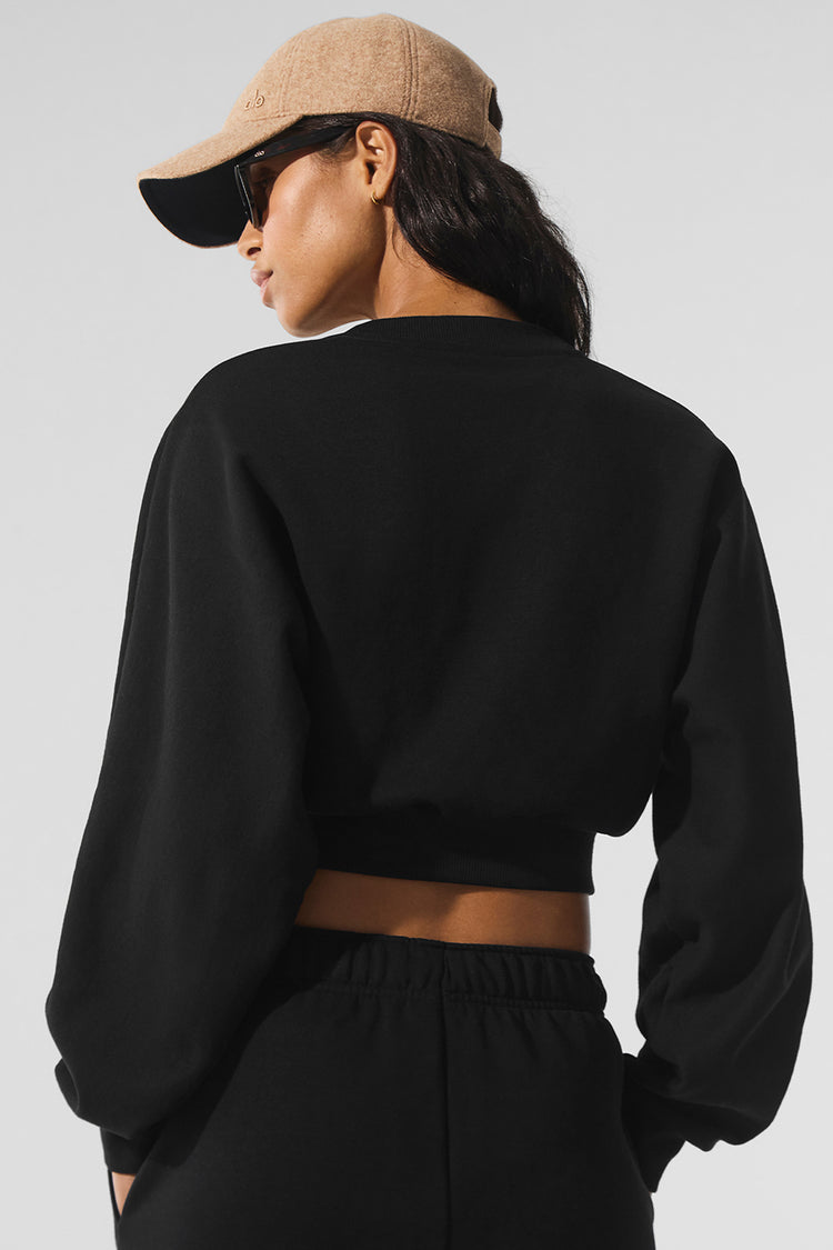 Alo Yoga - Cropped Accolade Crewneck