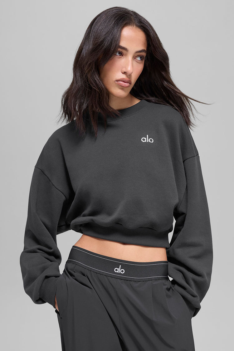 Alo Yoga - Cropped Accolade Crewneck
