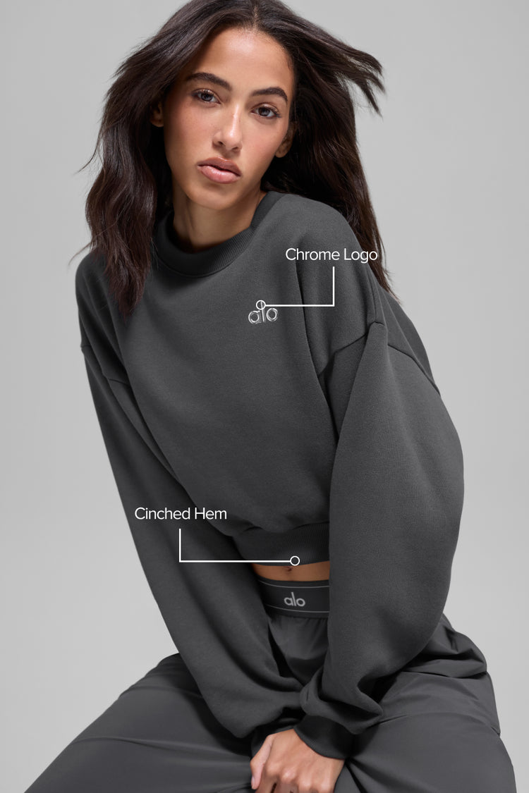 Alo Yoga - Cropped Accolade Crewneck