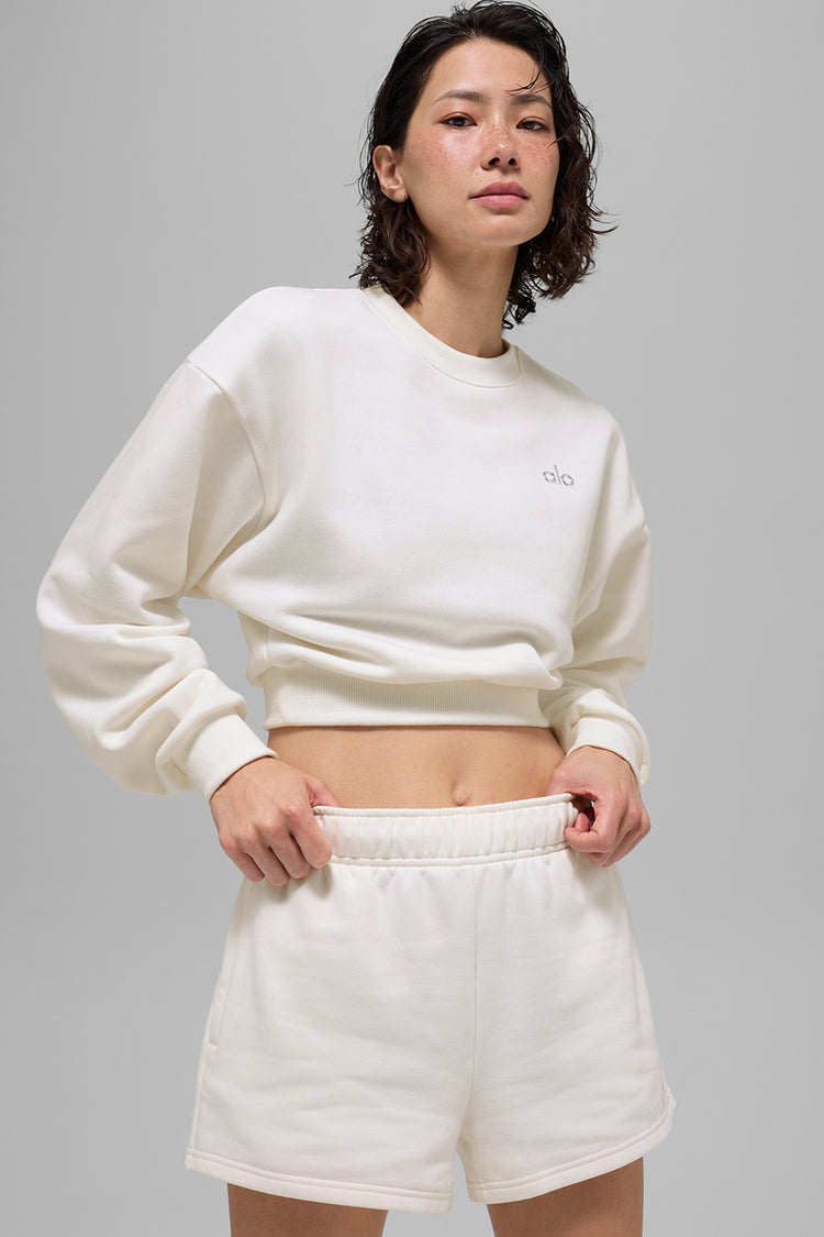 Alo Yoga - Cropped Accolade Crewneck
