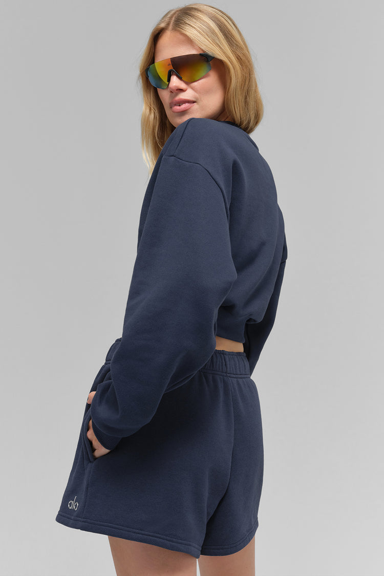 Alo Yoga - Cropped Accolade Crewneck
