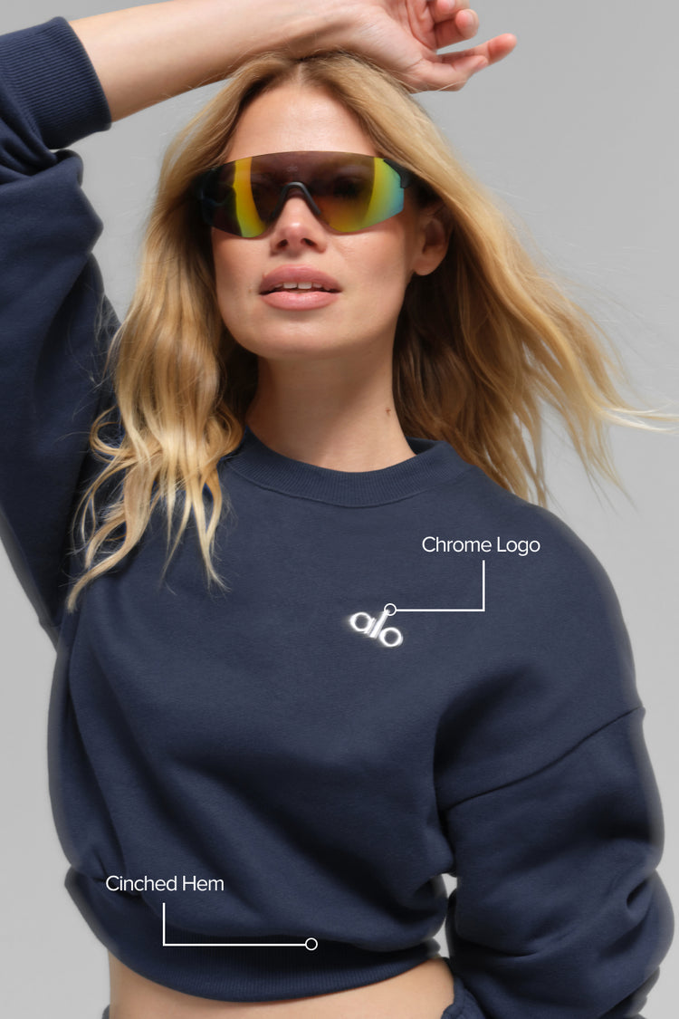 Alo Yoga - Cropped Accolade Crewneck