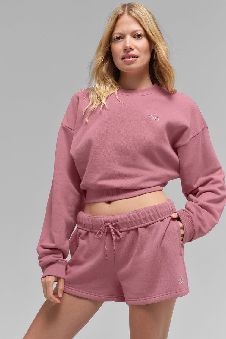 Alo Yoga - Cropped Accolade Crewneck