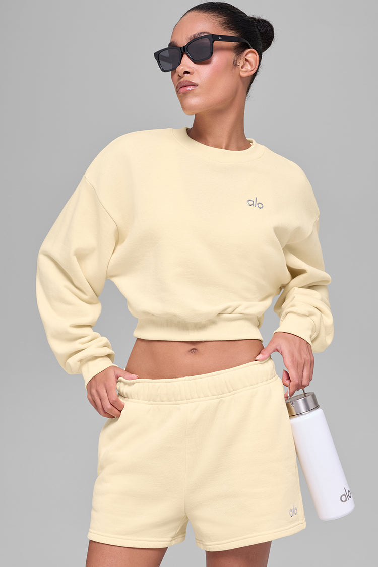 Alo Yoga - Cropped Accolade Crewneck