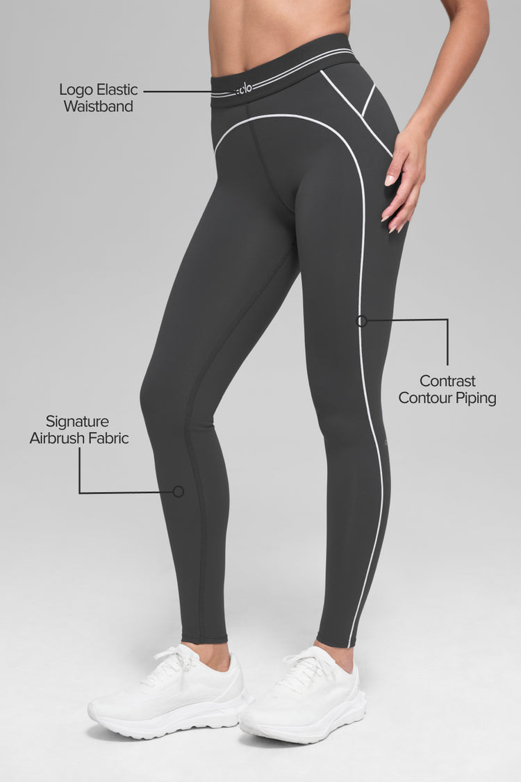 Alo Yoga - Airbrush High-Waist Heart Throb Legging