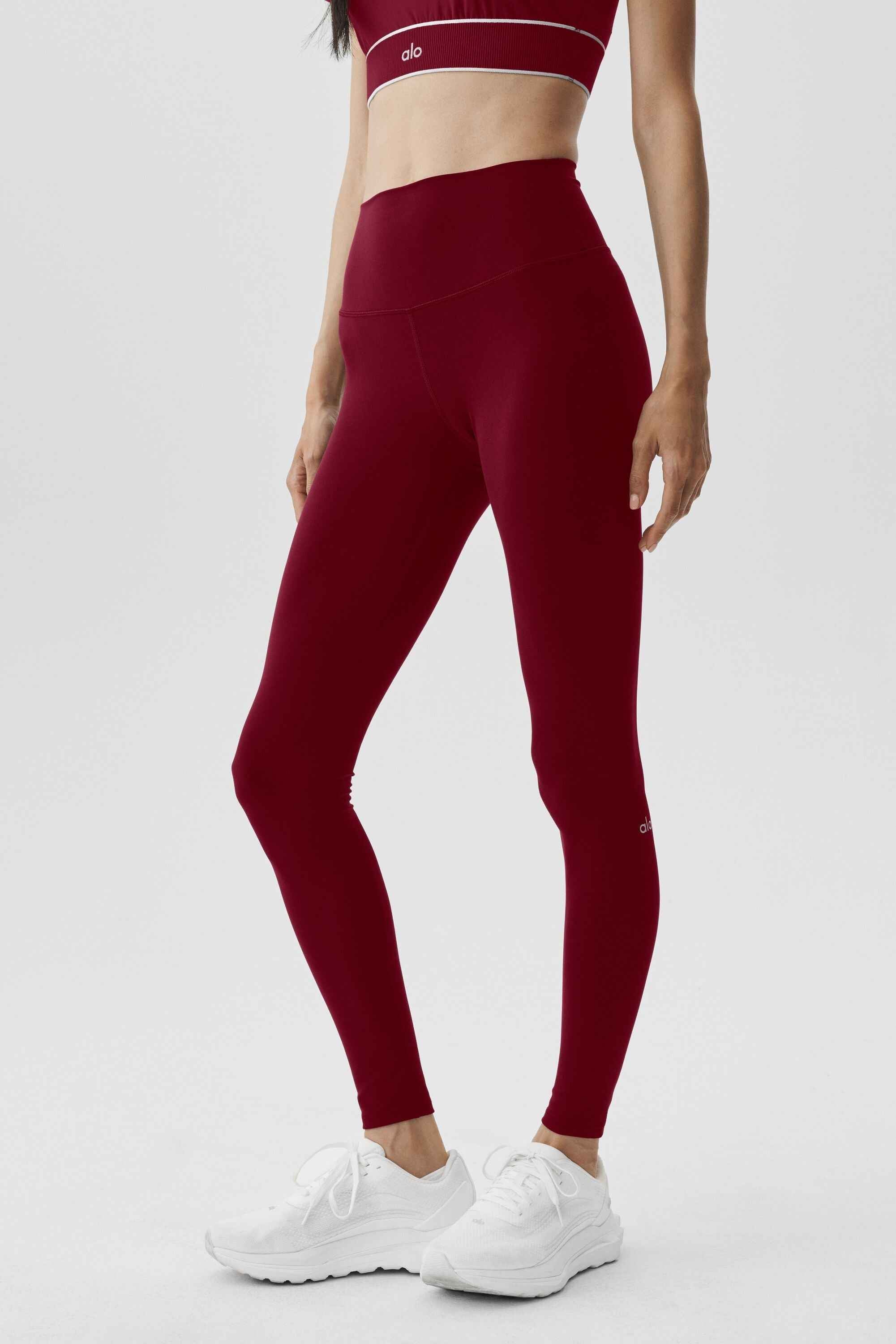 ALO Softsculpt High-Waist Legging - Summer Romance Red