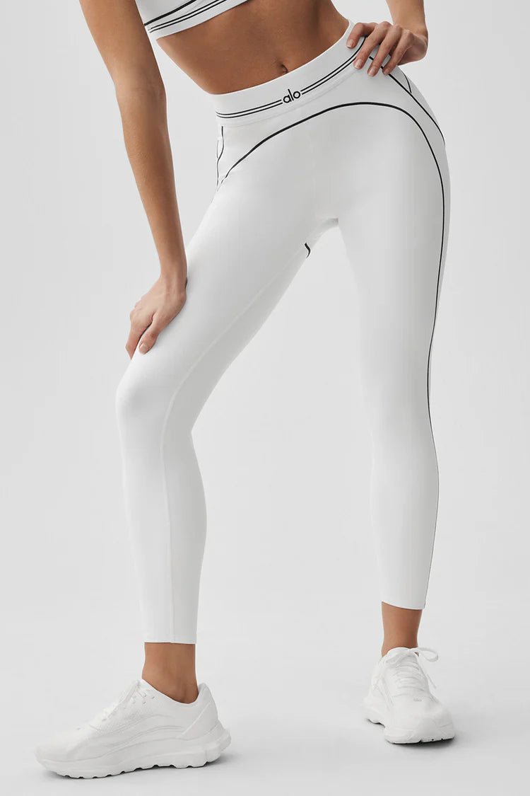 Alo Yoga - Airbrush High-Waist 7/8 Heart Throb Legging