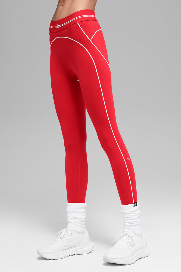 Alo Yoga - Airbrush High-Waist 7/8 Heart Throb Legging